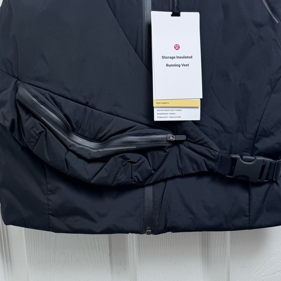 Lululemon Storage Insulated Running Vest, Black, Size 8 - NWT - Picture 4 of 14